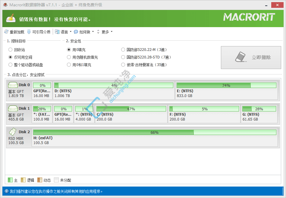 Macrorit Data Wiper Gɫ,Macrorit Data Wiper y